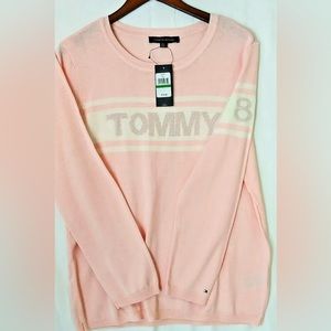 Tommy Hilfiger Sweater with metallic accent logo Size Small